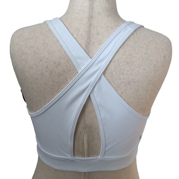 Ideology NWT White Sports Bra Women 2X - Picture 3 of 11